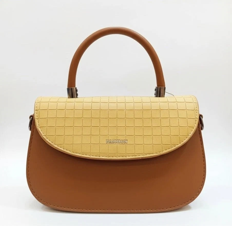 Fashion Dual-Tone Satchel