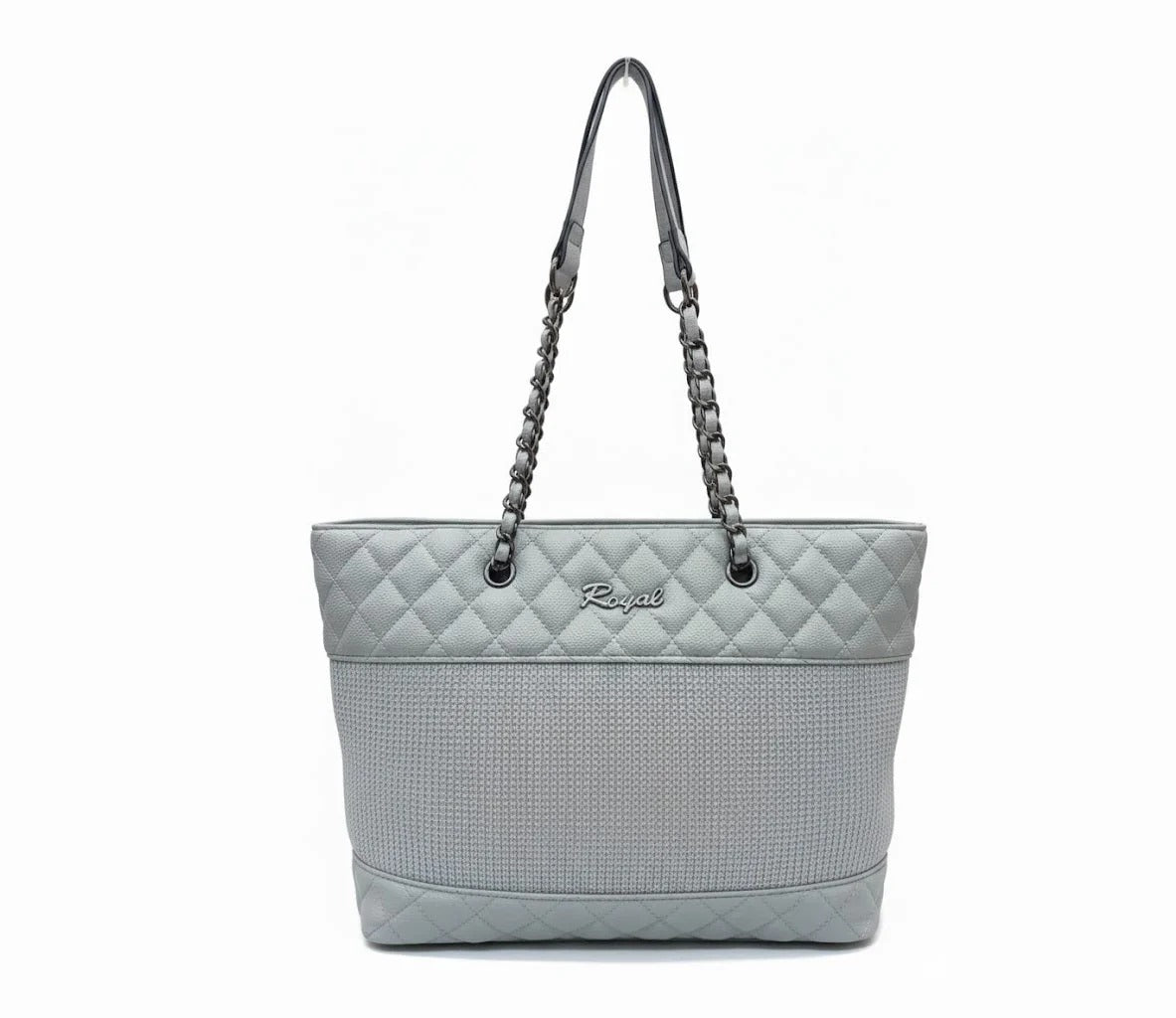 Royal Striped Tote Bag